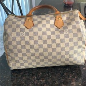 The N41370 Speedy 30 in Damier Azur Canvas